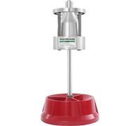 Équilibreuse de roues - Équilibreuse manuelle - Pour voitures particulières et utilitaires légers - Moyeux 2,5-10 cm - Tige de centrage 2,07 cm - Dimensions 60,96 × 29,21 cm - Portable - Rouge