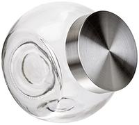 Equinox 503065 Bonbonnière, Verre, Blanc, 1,5 l, 12x16x17 cm