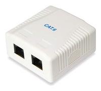 235214 boitier de prise de courant RJ-45 Blanc - Boitiers de prise de courant (61 mm, 29,6 mm, 59,1 mm, 47 g, 61 mm, 59,1 mm)