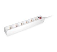 Equip 245552 multiprise 1,5 m 6 sorties CA Intérieure Blanc