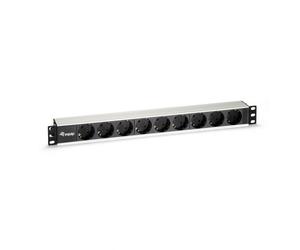 Equip 333292 Regleta Aluminio 9 Tomas para Rack 1U 19