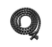 Equip 650868 Gaine de câble spiralée, 2,5 m, Noir