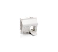 Equip 761312 Boîtier de Prise de Courant 2 Ports Blanc ABS Synthétique, Dimensions 45x45x27.5mm, Poids 14g