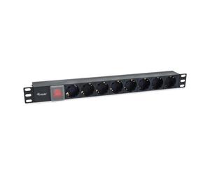 equip Bâti de prises 1U8x IEC C14 commut. sw, Accessoire ASI