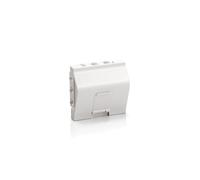 Equip Boîtier de Prise de Courant 761311 Blanc - Douille Unique, ABS, 45x45x27.5mm, Poids 13g