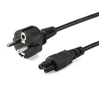 Equip 112151 Noir 3 m Prise d'alimentation type F Coupleur C5
