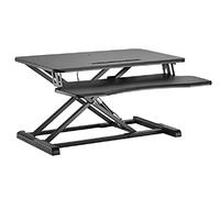 Equip Ergo 650840 Rehausseur de Bureau Ergonomique avec Assise reliée Noir