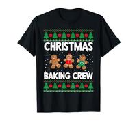 Équipe de pâtisserie de Biscuits de Noël, Pull Moche Bonhomme en Pain d'épice T-Shirt