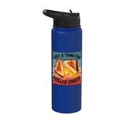 Équipe de sandwichs au fromage grillé Amateurs de sandwichs Stainless Steel Insulated Water Bottle