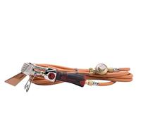 Équipement Complet Couvreur Piezo avec Fer + 4,75 m de Tuyau + Détendeur 2 bar - Accessoire pour Fer à Souder - Lampe à Souder - Fer de Couvreur - Chalumeau d'Étanchéité - Pièces de Rechange - EXPRESS