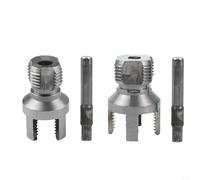 Équipement de filetage de tuyau d'eau pour tube PPR de 20 mm et 25 mm prenant en charge les spécifications de filetage interne et externe standard (2 pièces)