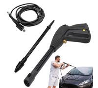Équipement de lavage par pulvérisation haute pression Accessoires de | Nettoyeur pour sols à pression avec tuyau flexible pour lavage et nettoyage des véhicules, murs,