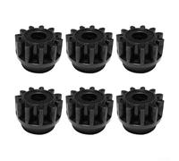 Équipement de rechange pour boîtier de roulement de seau conçu pour s'adapter aux modèles Easy Mop à pédale de balai rotatif (6 noirs)