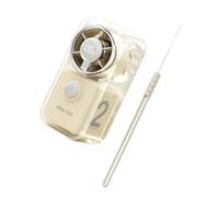 Équipement de refroidissement unique Stockage 500 mAh Moteur sans balais Conception efficace attentionné pour les occasions spéciales Cadeaux d ' affaires Ventilateur à vitesse réglable Idées de