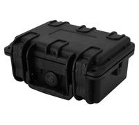 Équipement - Mallette de protection - Boîte de rangement étanche Dry Box - 21,6 × 18 × 10,3 cm - IP67 - Volume 1,8 L - 2 œillets de verrouillage - Portable - Rectangulaire - Noir