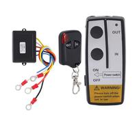 equlup Commutateur De Télécommande De Treuil sans Fil, Kit De Télécommande De Treuil Universel avec Récepteur 12 V 24 V Longue Portée De 75 Pieds pour Voiture ATV Camion SUV