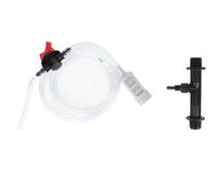 equlup Injecteur d'engrais, Dispositif d'injecteurs de mélangeur en Plastique avec Tube d'eau, Dispositif d'irrigation à Dosage Efficace, kit de système d'eau agricole pour Jardin, (3/4 inch)
