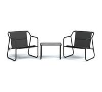ER1680 Salon de jardin avec coussins 3 pcs anthracite acier 111680