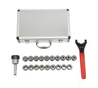 ER32 Mandrin à pinces avec MK2 ER32 M10 21 pièces Précision de 2 mm à 20 mm pour machines à graver CNC ou outils de fraisage Set Box