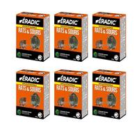 ERADIC Canadien Grains Anti-Rats & Souris - 6x6 Sachets - 6x150g - Efficacité Maximale - Lieux Secs - Prêt à l'emploi - ERSC150X6