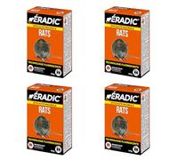 ERADIC Pâtes Fluorescentes - Anti Rats - Efficacité Maximale - Lieux Secs & Humides - 4x10 Sachets - Prêt àl'emploi - Une Ingestion Suffit ERPTFLUO150X4