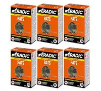 ERADIC Pâtes Fluorescentes - Anti Rats - Efficacité Maximale - Lieux Secs & Humides - 6x10 Sachets - Prêt àl'emploi - Une Ingestion Suffit ERPTFLUO150X6