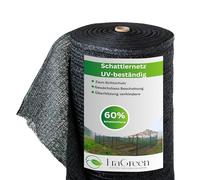 EraGreen Filet d'ombrage 10 m x 1,5 m - Protection solaire avec 60% d'ombrage pour les plantes, clôture de jardin et balcon - Obscurcissement pour serre - Stabilisé aux UV et résistant aux intempéries
