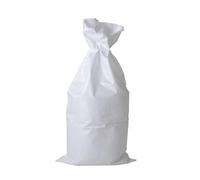 EraGreen Lot de 10 sacs en tissu PP 65 cm x 135 cm en blanc pour 100 kg - extrêmement résistant à la déchirure - Sac de transport, sac à céréales, sac de sable, sac anti-inondation, sac à déchets de