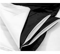 EraGreen Premium Film pour silo 150 µm 5m x 4m - Bâche de protection extrêmement extensible - Idéale pour piscines, jardin & construction, stable aux UV, bâche pour piscine Noir/Blanc, film pour