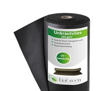EraGreen Premium Nappe anti-mauvaises herbes 150 g/m² - 2 m x 60 m de toile de paillage perméable à l'eau et stable aux UV - Tapis anti-mauvaises herbes idéal pour le jardin et le potager - Film de