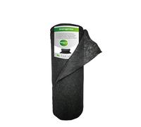EraGreen Premium Tissu de drainage 100 m x 1 m - Tissu de séparation 150 g/m² perméable à l'eau - Tissu filtrant, tissu de séparation pour jardinières surélevées et pots de fleurs - noir