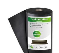 EraGreen Premium Toile anti-mauvaises herbes 100 g/m² - 1,2 m x 30 m Toile de jardin perméable à l'eau et UV-stable - Tapis anti-mauvaises herbes idéal pour le jardin et le potager - Film de paillage
