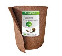 EraGreen® Tapis en fibres de coco 100% - 0,5 m x 20 m avec 800 g/m² - Protection hivernale et protection contre le froid pour les plantes - un côté avec latex naturel - Tapis anti-rongeurs