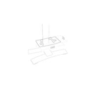 Erard group Meuble TV en verre - Blanc