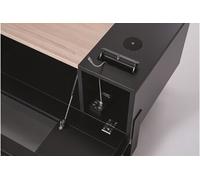 Erard Meuble Naga 1400 Nordic + Trappe + QI + Chargeur 4 USB
