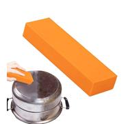 Eraseurs De Rouille pour Métal - Bloc De Laveur en Caoutchouc Abrasif en Orange, Nettoyeur À Lame en Acier Inoxydable | Tampon De Décontamination pour Les Couteaux De Cuisine, D'essuyage De Surf