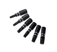 Erbauer 6 embouts Torx torsion impact T10-T40 25 mm, acier S2, tige hex 6,35 mm