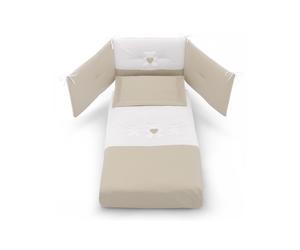 Erbesi Set Housse de Couette + Tour de lit Molly