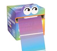 Erconsso Notes adhésives - Onglets adhésifs | 105 feuilles/rouleau de blocs-notes colorés pour ordinateur portable, école, lieu de travail, élèves, rappel à la maison