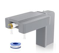 Ereto Remplisseur Automatique de Piscine - Niveau d'Eau Universel Automatique avec Robinet Flottant Réglable pour Piscines Enterrées et Hors Sol, Étangs, Spas (Gris)