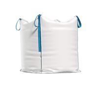 Erfu Big Bag Sac de Transport 90 x 90 x 90 cm - Capacité 1000 kg | Sac en Polypropylène Tissé avec 4 Poignées de Levage | pour Gravats | Bois, Sable, Déchets de Jardin (1)