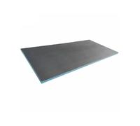 Erfu Panneau de construction XPS - 2 pièce 1200x600 mm (=1,44m²) | Plaque de Construction Étanche pour Salle de Bain et Toilette | Isolation Mur et Sol (Gris, 1200x600x20mm)