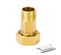 ERGAOBOY 1 Pièce Raccord Compteur d'Eau Laiton 3/4" Mâle x 1" Femelle BSP | Raccord Union Écrou Tournant, Mâle vers Femelle Adaptateur pour Installation Compteur d'Eau