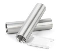 ERGAOBOY 2 Pièces 1" BSP Femelle x 100mm Raccord de Rallonge de Tuyau, Adaptateur Droit en Acier Inoxydable 304 Connecteur pour Eau, Air, Gaz et Plomberie