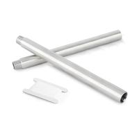 ERGAOBOY 2 Pièces 3/4" BSP Mâle vers Femelle x 300mm Raccord de Rallonge de Tuyau, Adaptateur Droit en Acier Inoxydable 304 Connecteur pour Eau, Air, Gaz et Plomberie
