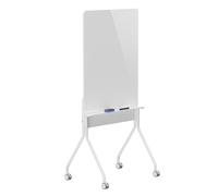 Ergo Office tableau d'écriture mobile orientation verticale blanc simple face avec tablette Dimensions du tableau 1190x790mm ER-305