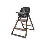 Ergobaby Chaise Haute Evolve, Chaise haute ergonomique pour bébés Évolutive à partir de 6 mois, Chaise haute pour bébés avec harnais à 5 points, pour enfants avec assise réglable, Dark Wood