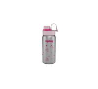 ergobag Gourde en acier inoxydable Glittery - Fuchsia | 500 ml avec différents motifs pour enfants, étanche, facile à nettoyer et idéale pour un usage quotidien