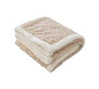 Ergocar Couverture Sherpa Plaid Double Face Doux et Chaud, Jeté Canapé Flanelle pour la Décoration Intérieure, Voyage et Camping