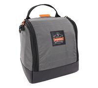 Ergodyne Arsenal 5185 Sac de Rangement pour Masque respiratoire, Convient aux Masques respiratoires Demi-Visage et intégraux, Fermeture éclair et Fermeture magnétique, Gris